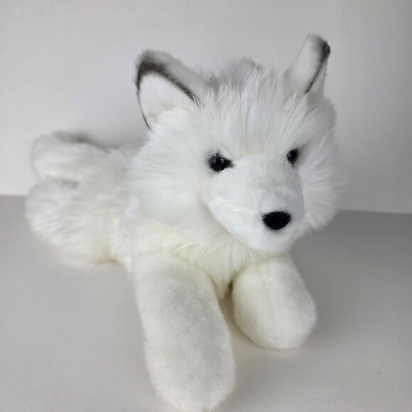 Douglas Plush Toy Lot - Sutton Black Bear Yuki Arctic Fox Ashes Wolf EUC - Picture 3 of 9